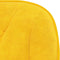 vidaXL - Eetkamerstoelen - 2 - st - fluweel - geel