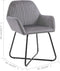 vidaXL - Eetkamerstoelen - 2 - st - fluweel - grijs