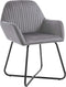 vidaXL - Eetkamerstoelen - 2 - st - fluweel - grijs