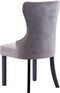 vidaXL - Eetkamerstoelen - 2 - st - fluweel - grijs