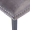 vidaXL - Eetkamerstoelen - 2 - st - fluweel - grijs