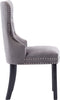 vidaXL - Eetkamerstoelen - 2 - st - fluweel - grijs