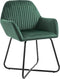 vidaXL - Eetkamerstoelen - 2 - st - fluweel - groen