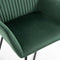 vidaXL - Eetkamerstoelen - 2 - st - fluweel - groen