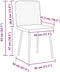 vidaXL - Eetkamerstoelen - 2 - st - fluweel - lichtgrijs