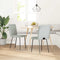 vidaXL - Eetkamerstoelen - 2 - st - fluweel - lichtgrijs