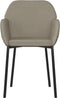 vidaXL - Eetkamerstoelen - 2 - st - fluweel - lichtgrijs