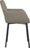 vidaXL - Eetkamerstoelen - 2 - st - fluweel - lichtgrijs