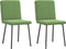 vidaXL - Eetkamerstoelen - 2 - st - fluweel - lichtgroen