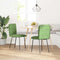 vidaXL - Eetkamerstoelen - 2 - st - fluweel - lichtgroen