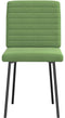 vidaXL - Eetkamerstoelen - 2 - st - fluweel - lichtgroen