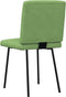 vidaXL - Eetkamerstoelen - 2 - st - fluweel - lichtgroen