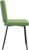 vidaXL - Eetkamerstoelen - 2 - st - fluweel - lichtgroen