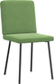 vidaXL - Eetkamerstoelen - 2 - st - fluweel - lichtgroen