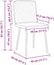 vidaXL - Eetkamerstoelen - 2 - st - fluweel - roze