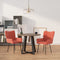 vidaXL - Eetkamerstoelen - 2 - st - fluweel - roze
