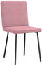vidaXL - Eetkamerstoelen - 2 - st - fluweel - roze