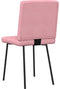 vidaXL - Eetkamerstoelen - 2 - st - fluweel - roze