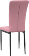 vidaXL - Eetkamerstoelen - 2 - st - fluweel - roze