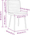 vidaXL - Eetkamerstoelen - 2 - st - fluweel - wijnrood