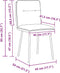 vidaXL - Eetkamerstoelen - 2 - st - fluweel - wijnrood