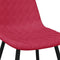 vidaXL - Eetkamerstoelen - 2 - st - fluweel - wijnrood