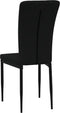 vidaXL - Eetkamerstoelen - 2 - st - fluweel - zwart