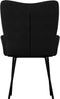 vidaXL - Eetkamerstoelen - 2 - st - fluweel - zwart