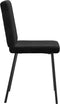 vidaXL - Eetkamerstoelen - 2 - st - fluweel - zwart