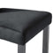 vidaXL - Eetkamerstoelen - 2 - st - fluweel - zwart