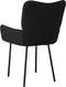 vidaXL - Eetkamerstoelen - 2 - st - fluweel - zwart