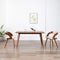 vidaXL - Eetkamerstoelen - 2 - st - gebogen - hout - en - kunstleer - crèmekleurig