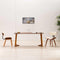 vidaXL - Eetkamerstoelen - 2 - st - gebogen - hout - en - kunstleer - crèmekleurig