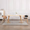 vidaXL - Eetkamerstoelen - 2 - st - gebogen - hout - en - kunstleer