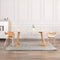 vidaXL - Eetkamerstoelen - 2 - st - gebogen - hout - en - kunstleer