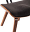 vidaXL - Eetkamerstoelen - 2 - st - gebogen - hout - en - stof - grijs