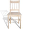 vidaXL - Eetkamerstoelen - 2 - st - grenenhout