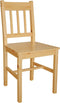 vidaXL - Eetkamerstoelen - 2 - st - grenenhout