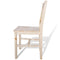 vidaXL - Eetkamerstoelen - 2 - st - grenenhout