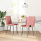 vidaXL - Eetkamerstoelen - 2 - st - imitatieleer - roze