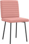 vidaXL - Eetkamerstoelen - 2 - st - imitatieleer - roze