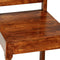 vidaXL - Eetkamerstoelen - 2 - st - klassiek - hout - met - honingafwerking