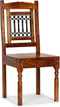 vidaXL - Eetkamerstoelen - 2 - st - klassiek - hout - met - honingafwerking