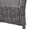 vidaXL - Eetkamerstoelen - 2 - st - kubu - rattan - en - mangohout - bruin