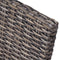 vidaXL - Eetkamerstoelen - 2 - st - kubu - rattan - en - mangohout - bruin