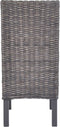 vidaXL - Eetkamerstoelen - 2 - st - kubu - rattan - en - mangohout - bruin