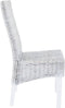 vidaXL - Eetkamerstoelen - 2 - st - kubu - rattan - en - mangohout - lichtbruin