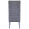 vidaXL - Eetkamerstoelen - 2 - st - kubu - rattan - en - mangohout - lichtbruin