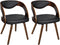 vidaXL - Eetkamerstoelen - 2 - st - kunstleer - bruin