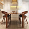 vidaXL - Eetkamerstoelen - 2 - st - kunstleer - bruin